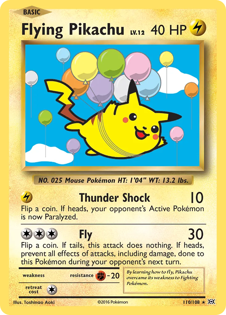 Flying Pikachu 110