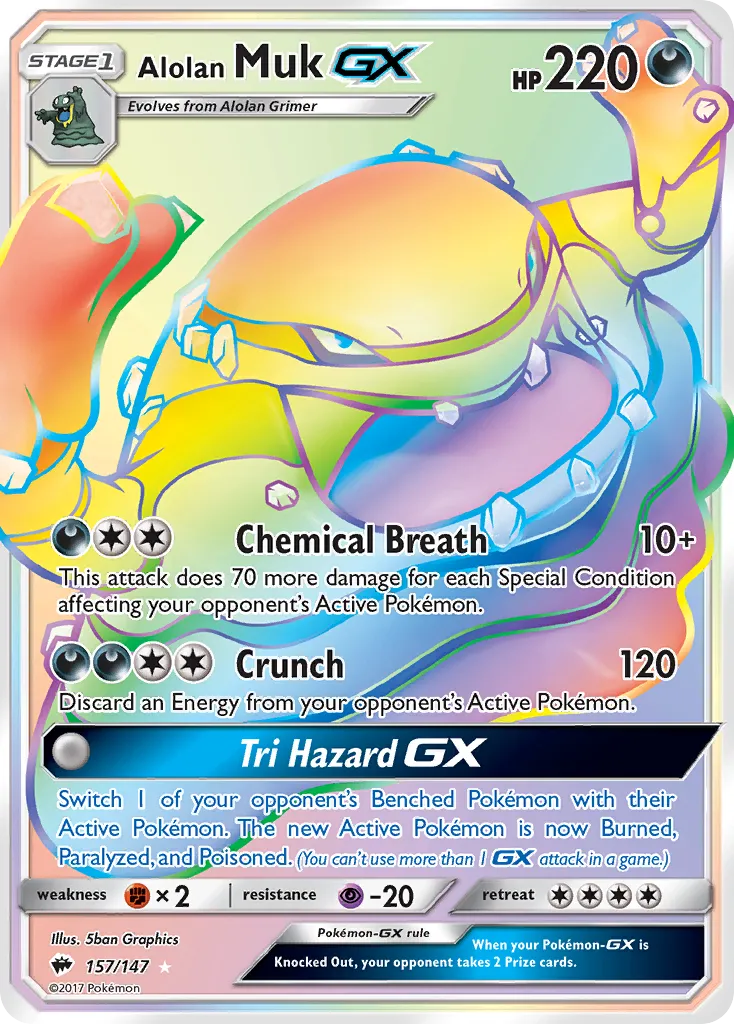 Alolan Muk-GX 157