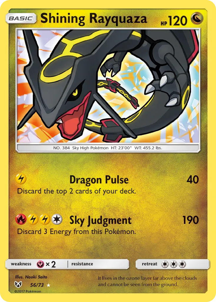 Shining Rayquaza 56