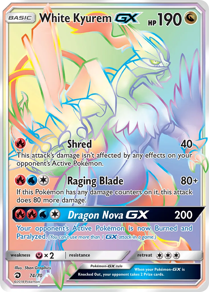 White Kyurem-GX 74
