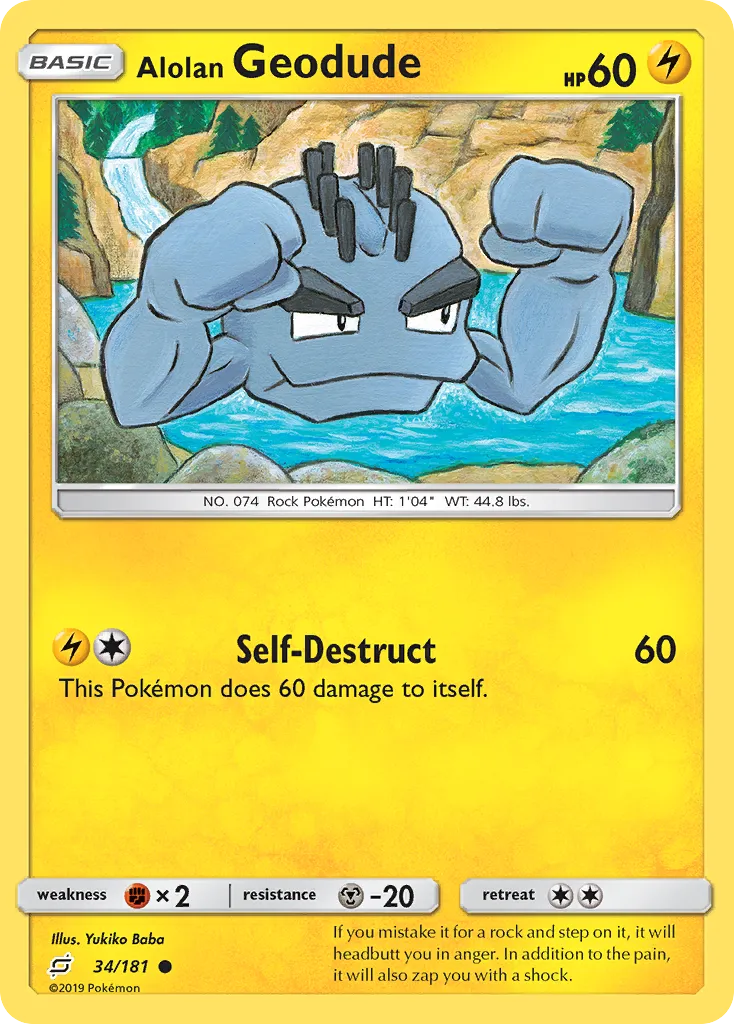 Alolan Geodude 34
