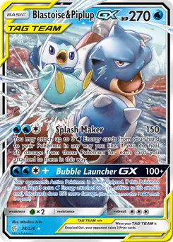 Blastoise & Piplup-GX