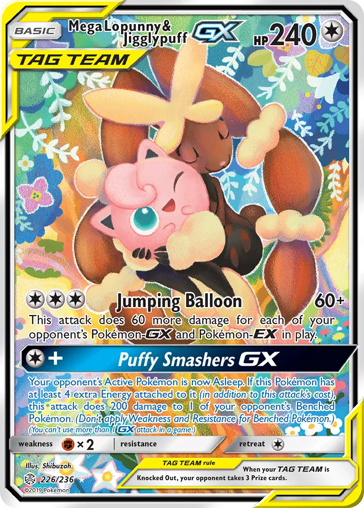 Mega Lopunny & Jigglypuff-GX 226