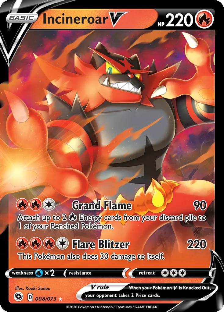 Incineroar V 8