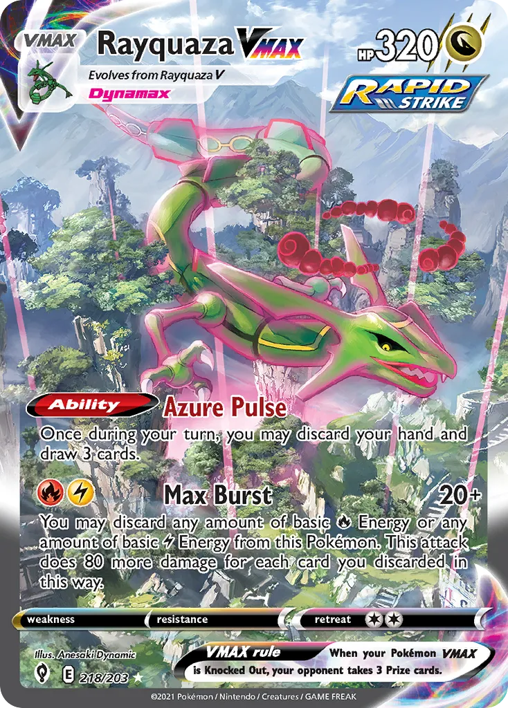 Rayquaza VMAX 218