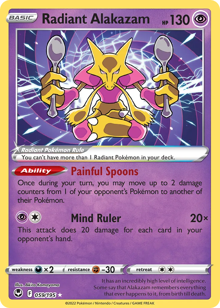 Radiant Alakazam 59