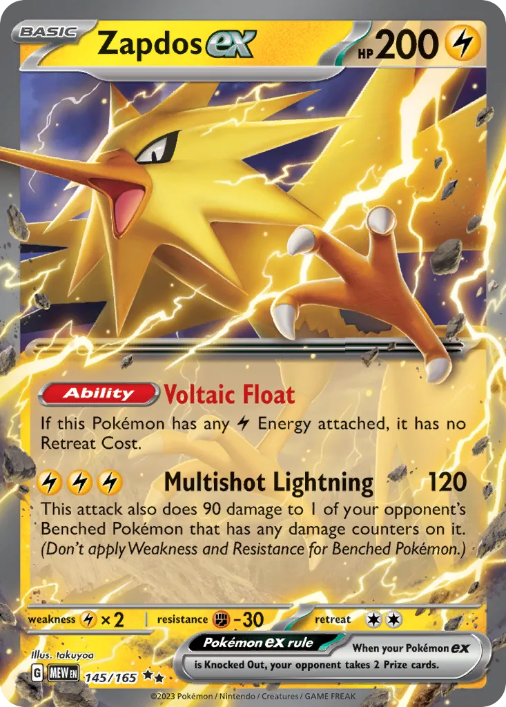 Zapdos ex 145