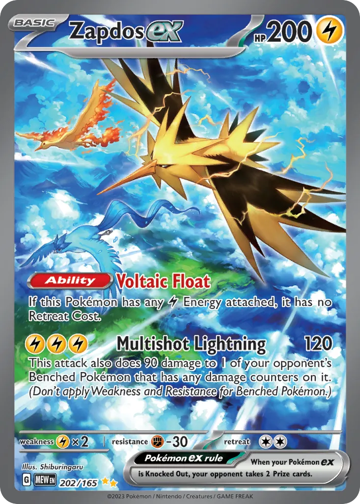 Zapdos ex 202