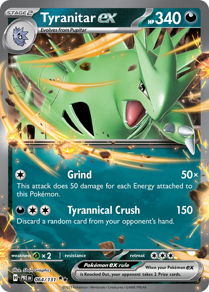 Tyranitar ex 64