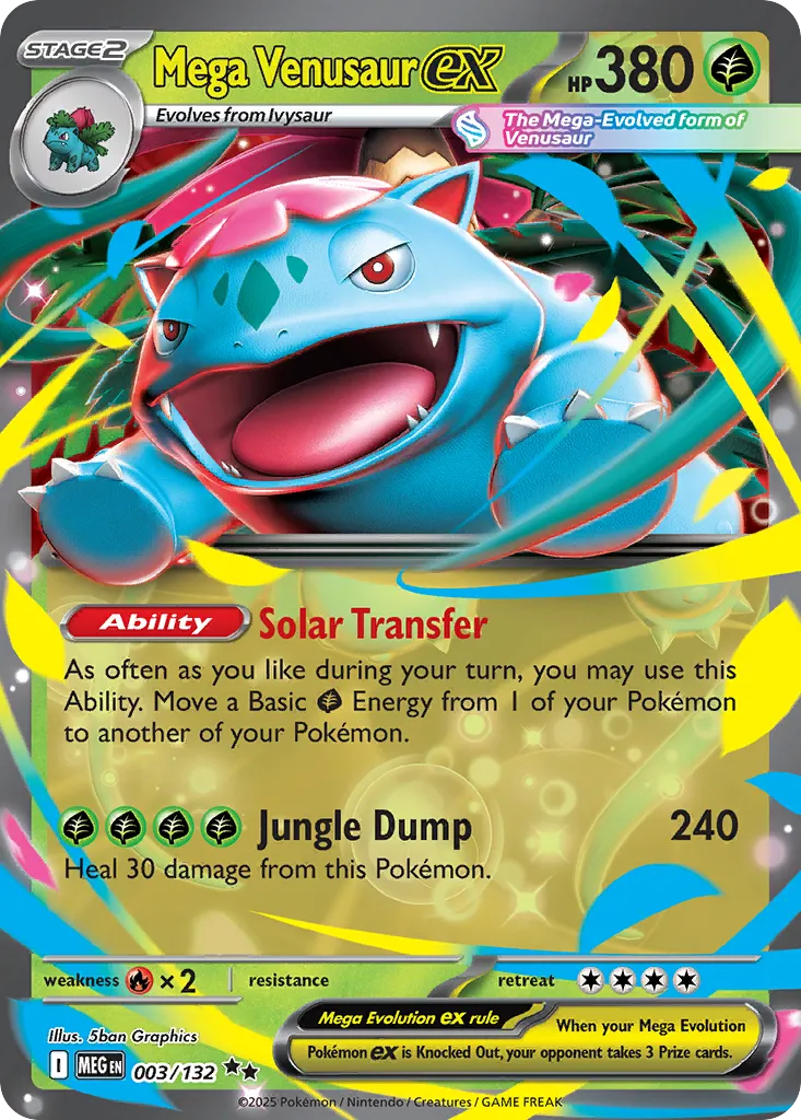 Mega Venusaur ex 3