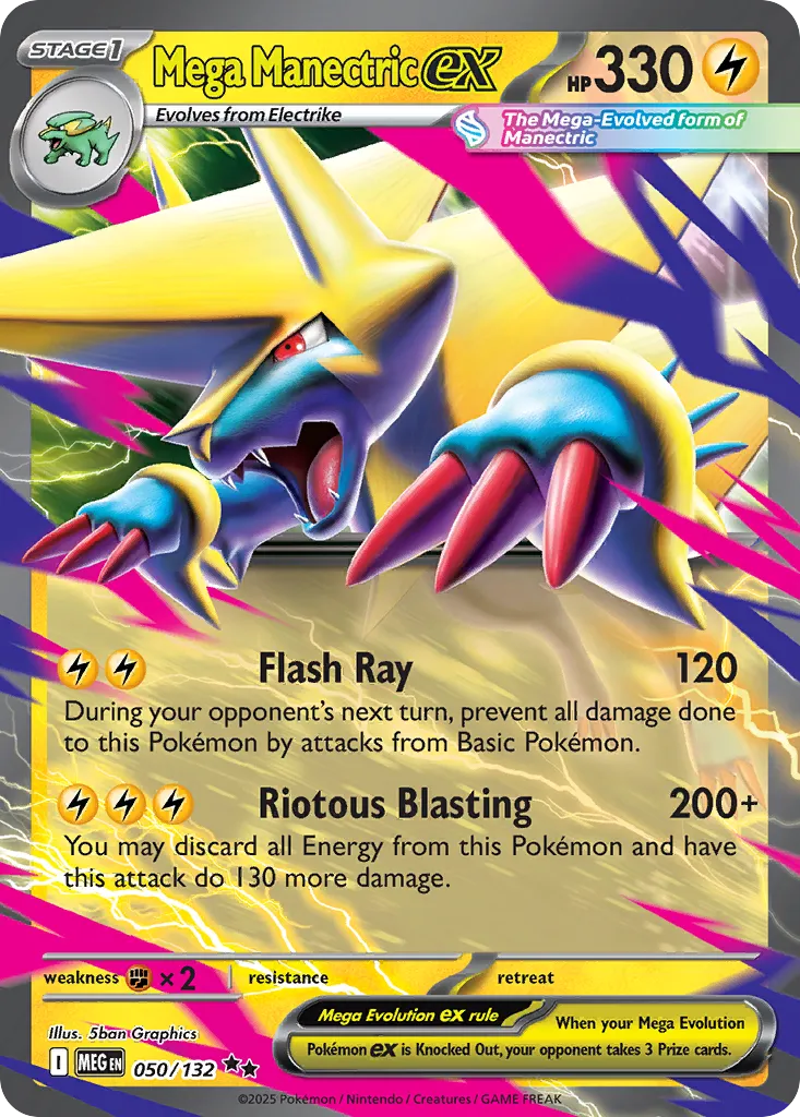 Mega Manectric ex 50