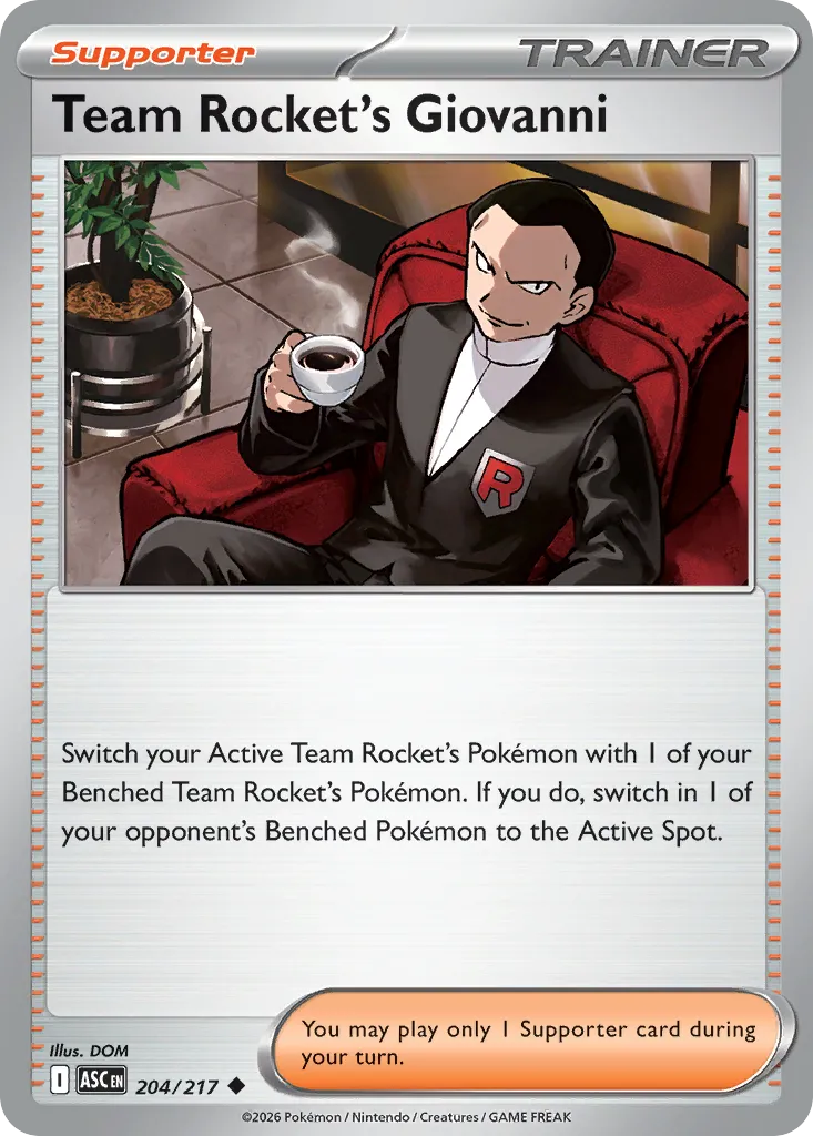 Team Rocket's Giovanni 204