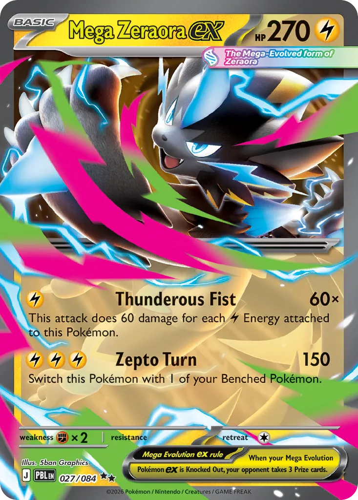 Mega Zeraora ex 27