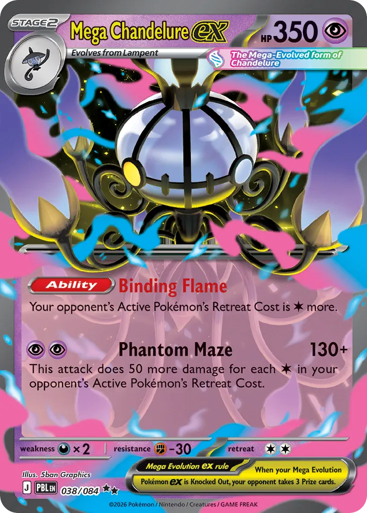 Mega Chandelure ex 38