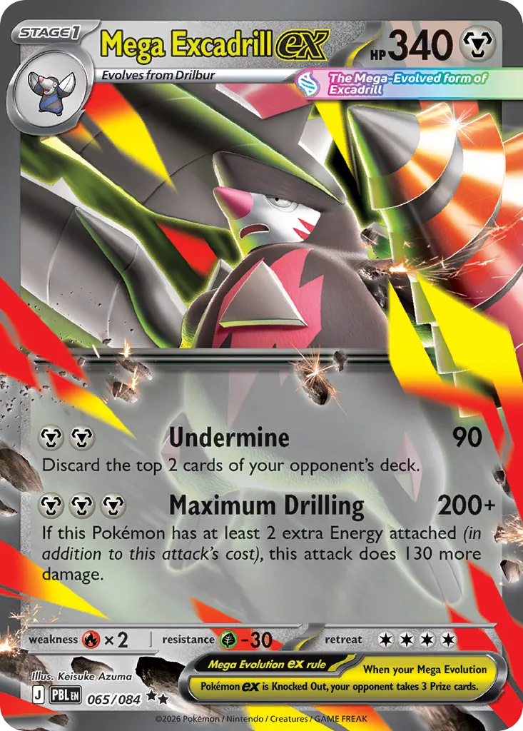 Mega Excadrill ex 65