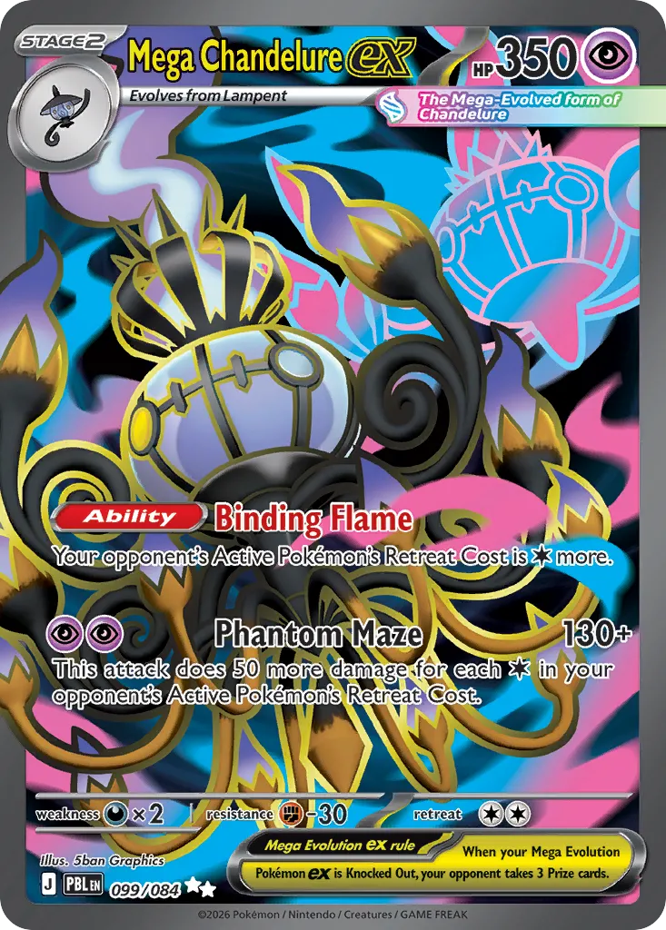 Mega Chandelure ex 99