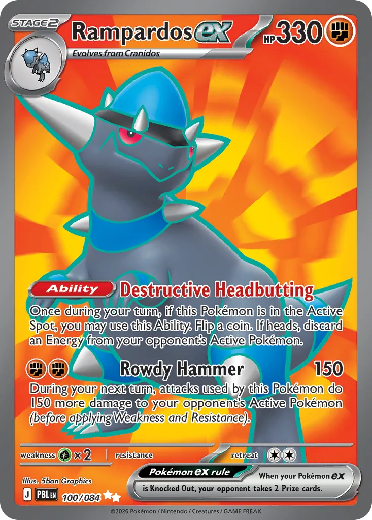 Rampardos ex 100