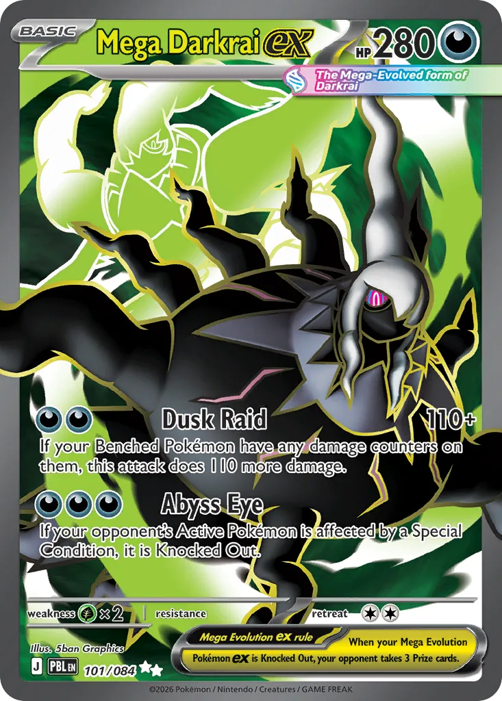 Mega Darkrai ex 101