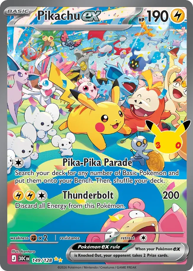 Pikachu ex 149