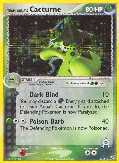 Team Aqua's Cacturne 1