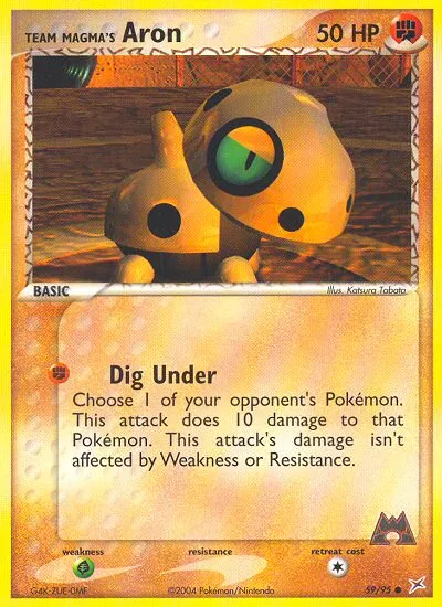 Team Magma's Aron 59