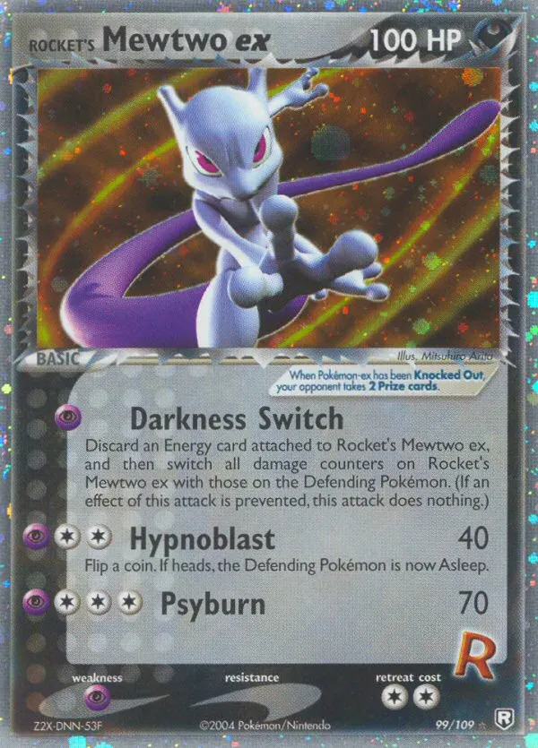 Rocket's Mewtwo ex 99