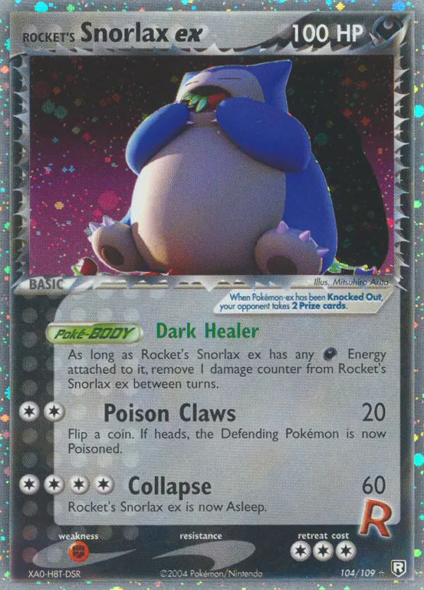 Rocket's Snorlax ex 104