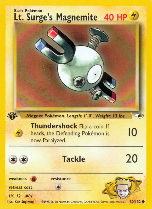 Lt. Surge's Magnemite 80