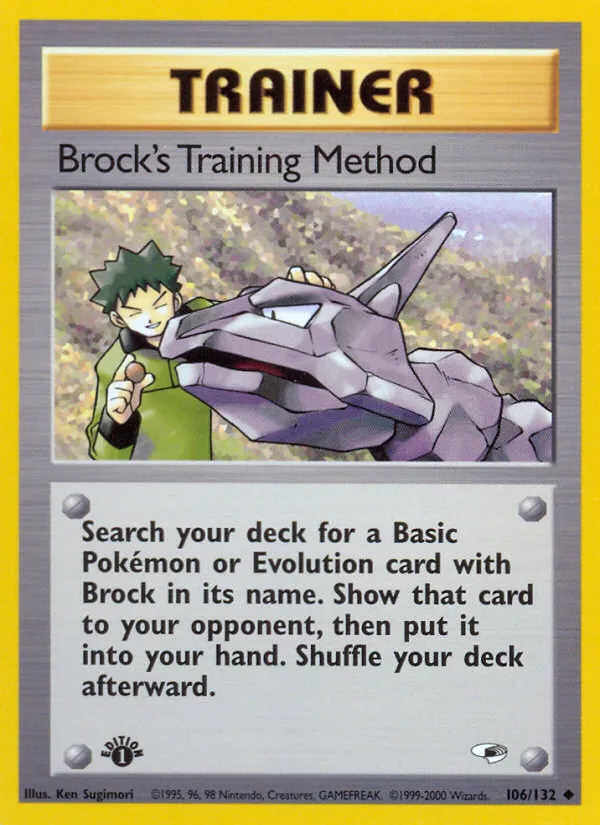 Brock's Training Method 106