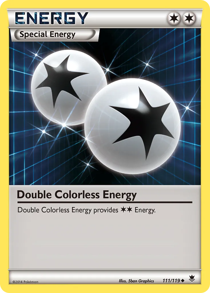Double Colorless Energy 111